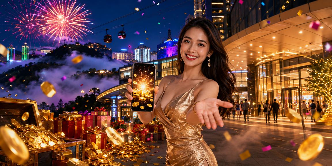 Pemain menggunakan aplikasi 1480 untuk memantau pasaran bola sepak di Genting Highlands